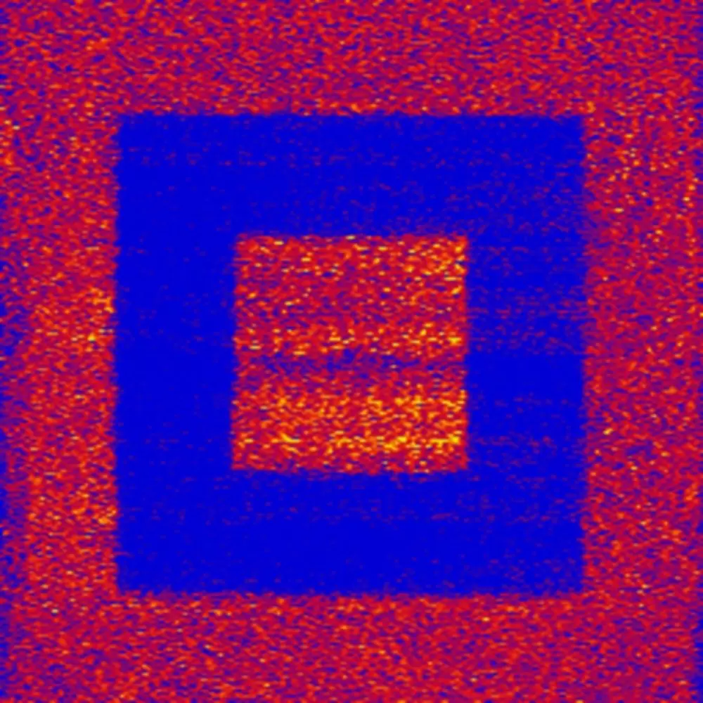 The Square-Shaped Pattern of the PZT Material